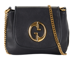 Super Mini Dionysus, Leather/Crystal, Black, 476432, DB, 3*